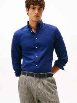 Tommy Hilfiger Blue Flex Regular Fit Flannel Shirt