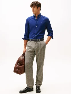 Tommy Hilfiger Blue Flex Regular Fit Flannel Shirt