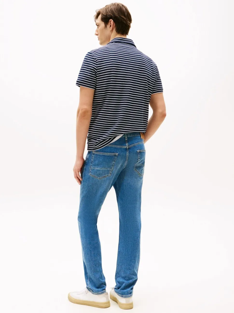 Tommy Hilfiger Blue Light Core Harlem Tapered Leg Jeans