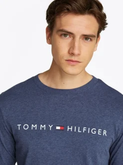 Tommy Hilfiger Blue Long Sleeve Pyjama T-Shirt