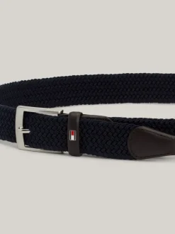 Tommy Hilfiger Blue New Adan Webbed Belt