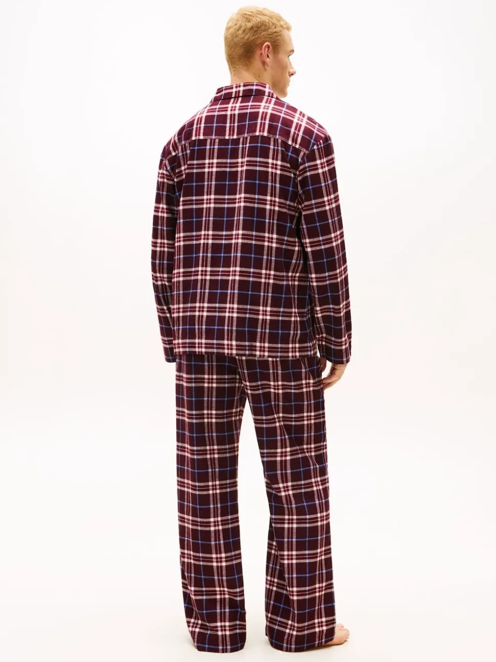 Tommy Hilfiger Blue Original Flannel Relaxed Pyjamas