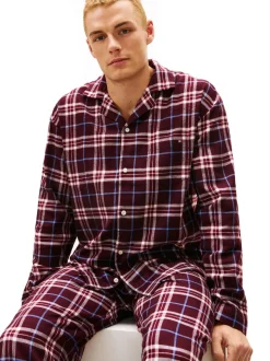 Tommy Hilfiger Blue Original Flannel Relaxed Pyjamas