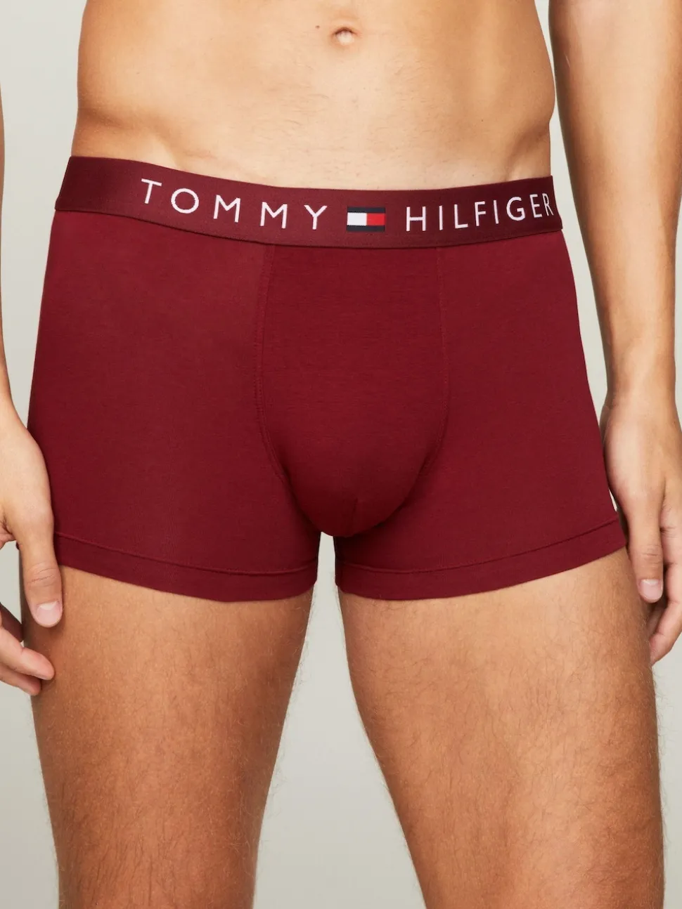 Tommy Hilfiger Blue Original Waistband Trunks 3 Pack
