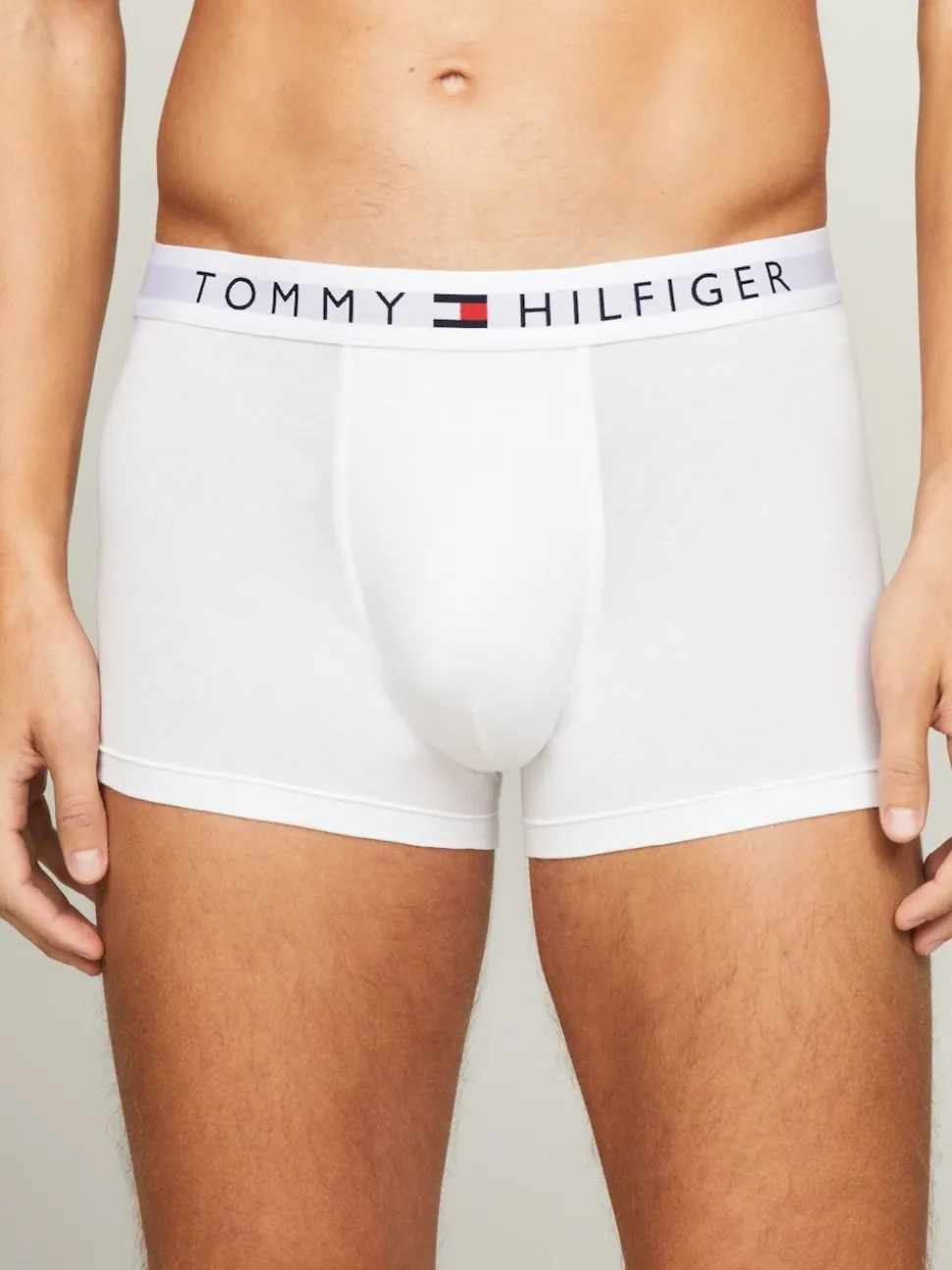 Tommy Hilfiger Blue Original Waistband Trunks 3 Pack