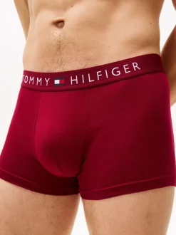 Tommy Hilfiger Blue Original Waistband Trunks 3 Pack