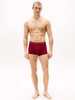 Tommy Hilfiger Blue Original Waistband Trunks 3 Pack