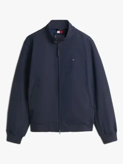 Tommy Hilfiger Blue Stand-Up Collar Relaxed Harrington Jacket