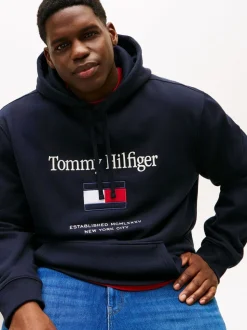 Tommy Hilfiger Blue Tommy Flag Hoodie