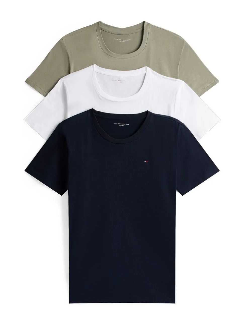 Tommy Hilfiger Blue Underwear Short Sleeve T-Shirts 3 Pack