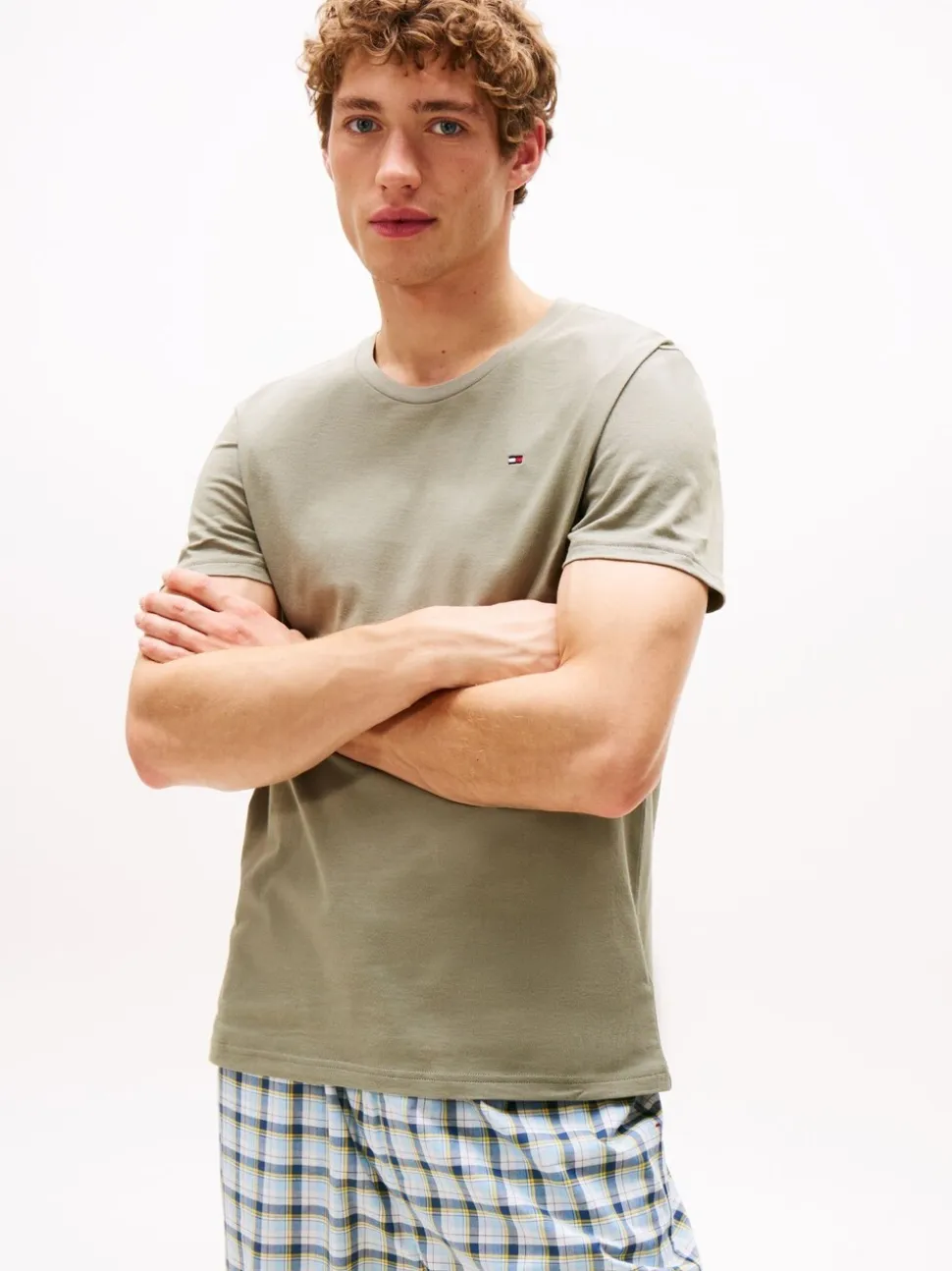 Tommy Hilfiger Blue Underwear Short Sleeve T-Shirts 3 Pack