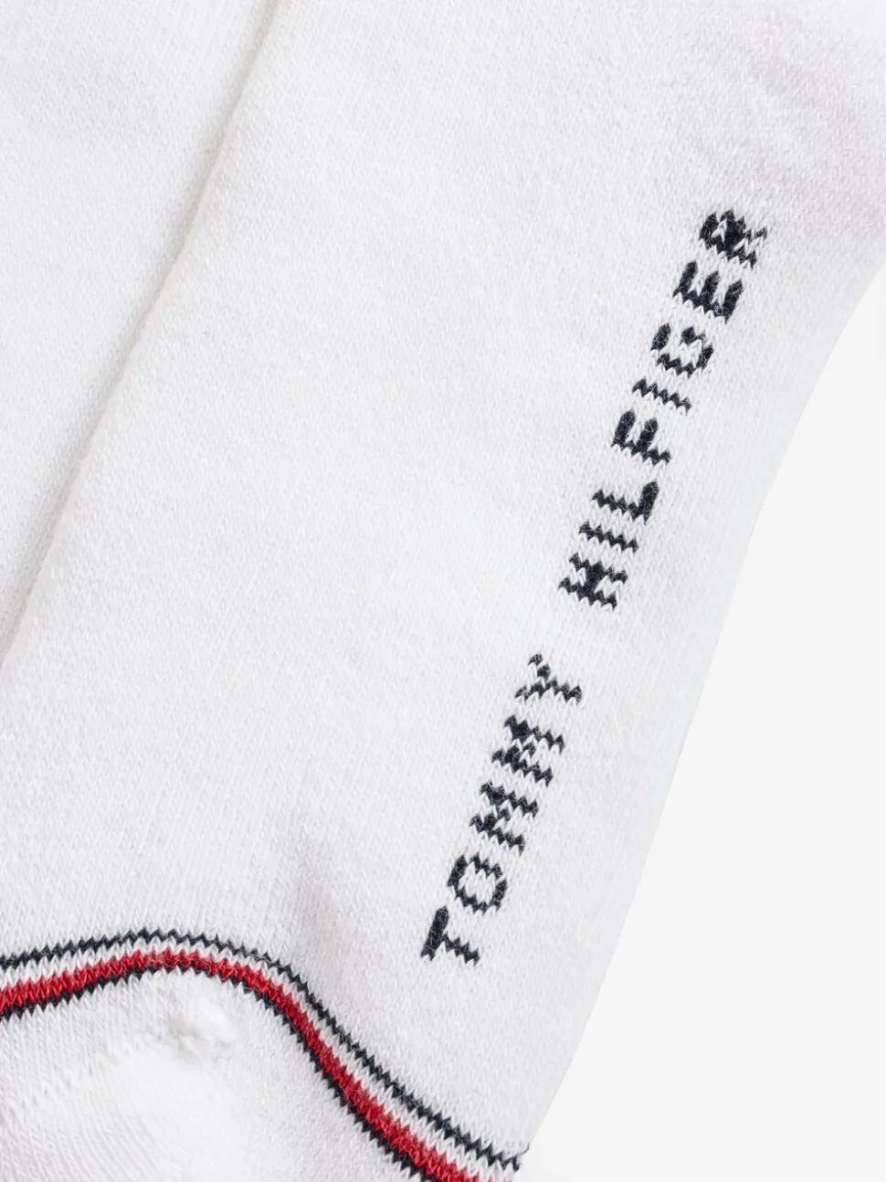 Tommy Hilfiger Flag White Socks 2 Pack
