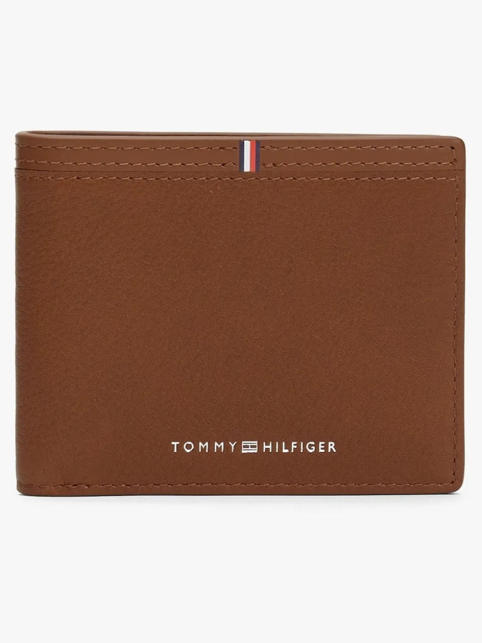 Tommy Hilfiger Purple Corporate Logo Leather Credit Card Wallet
