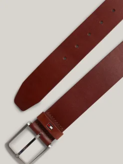 Tommy Hilfiger Tan Brown New Denton Belt