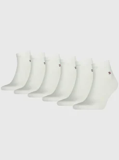Tommy Hilfiger White Ankle Socks 6 Pack