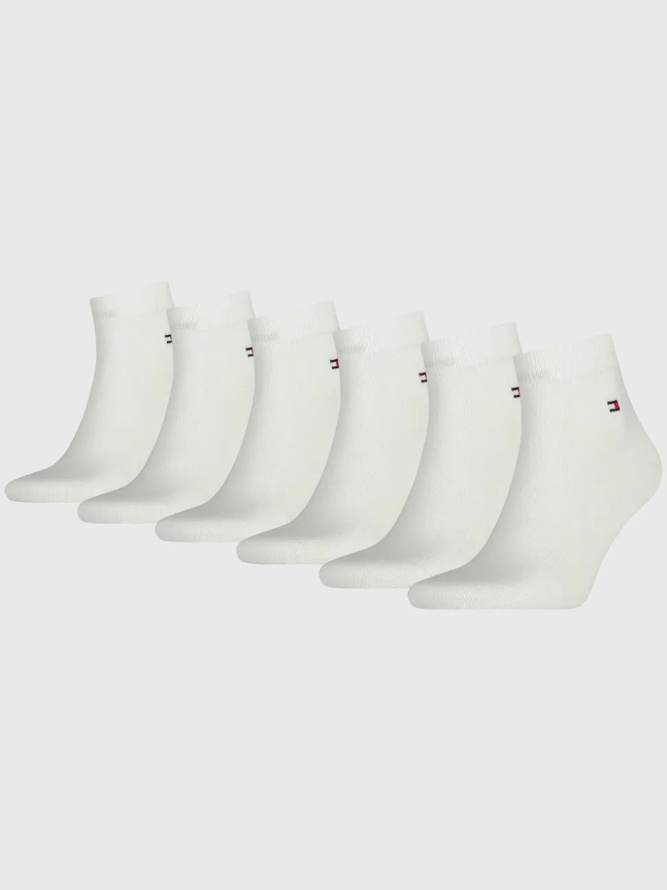 Tommy Hilfiger White Ankle Socks 6 Pack