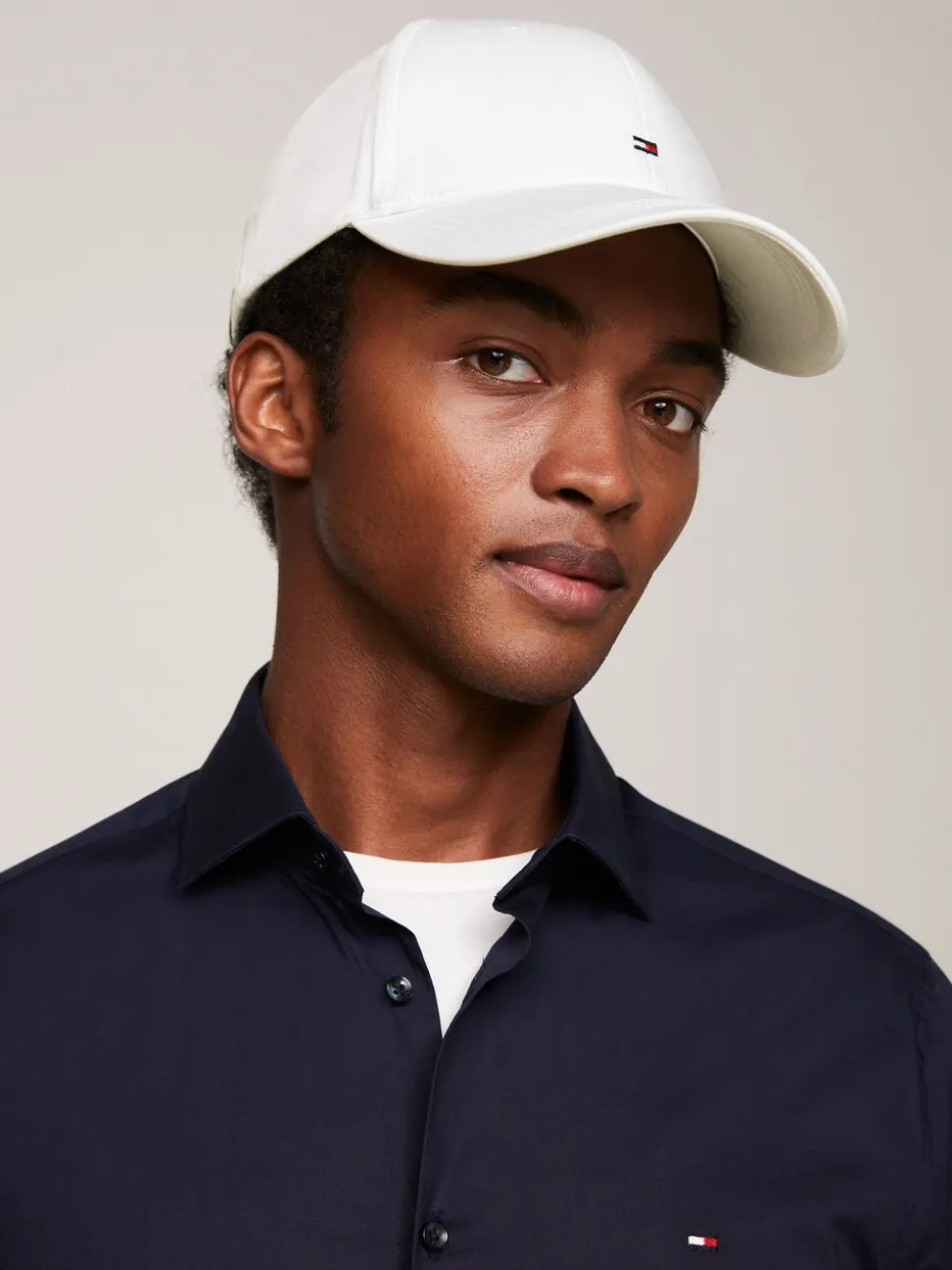 Tommy Hilfiger White Classic Baseball 100% Cotton Cap