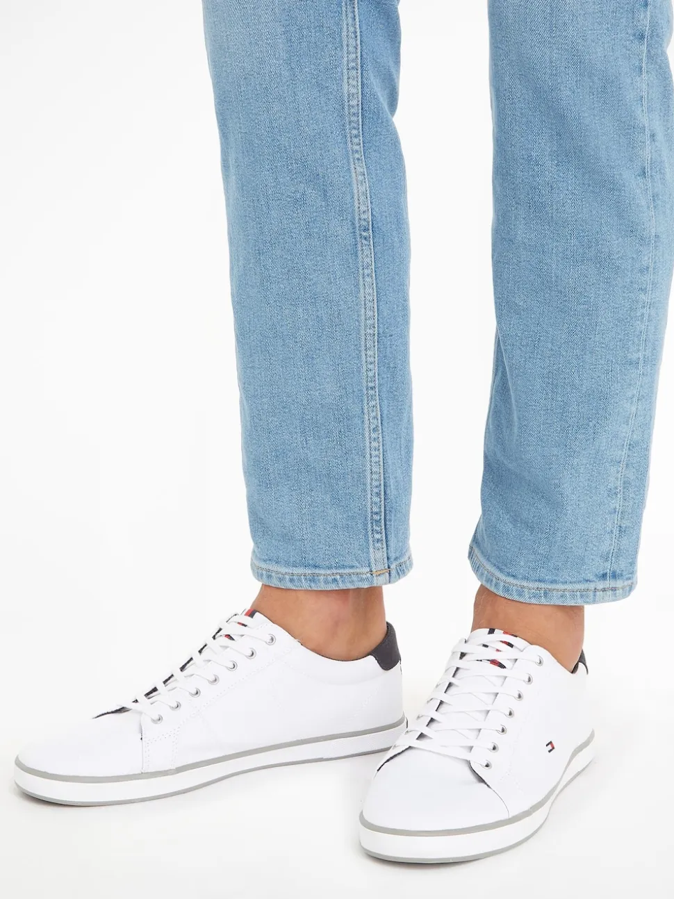 Tommy Hilfiger White Essential Harlow Trainers