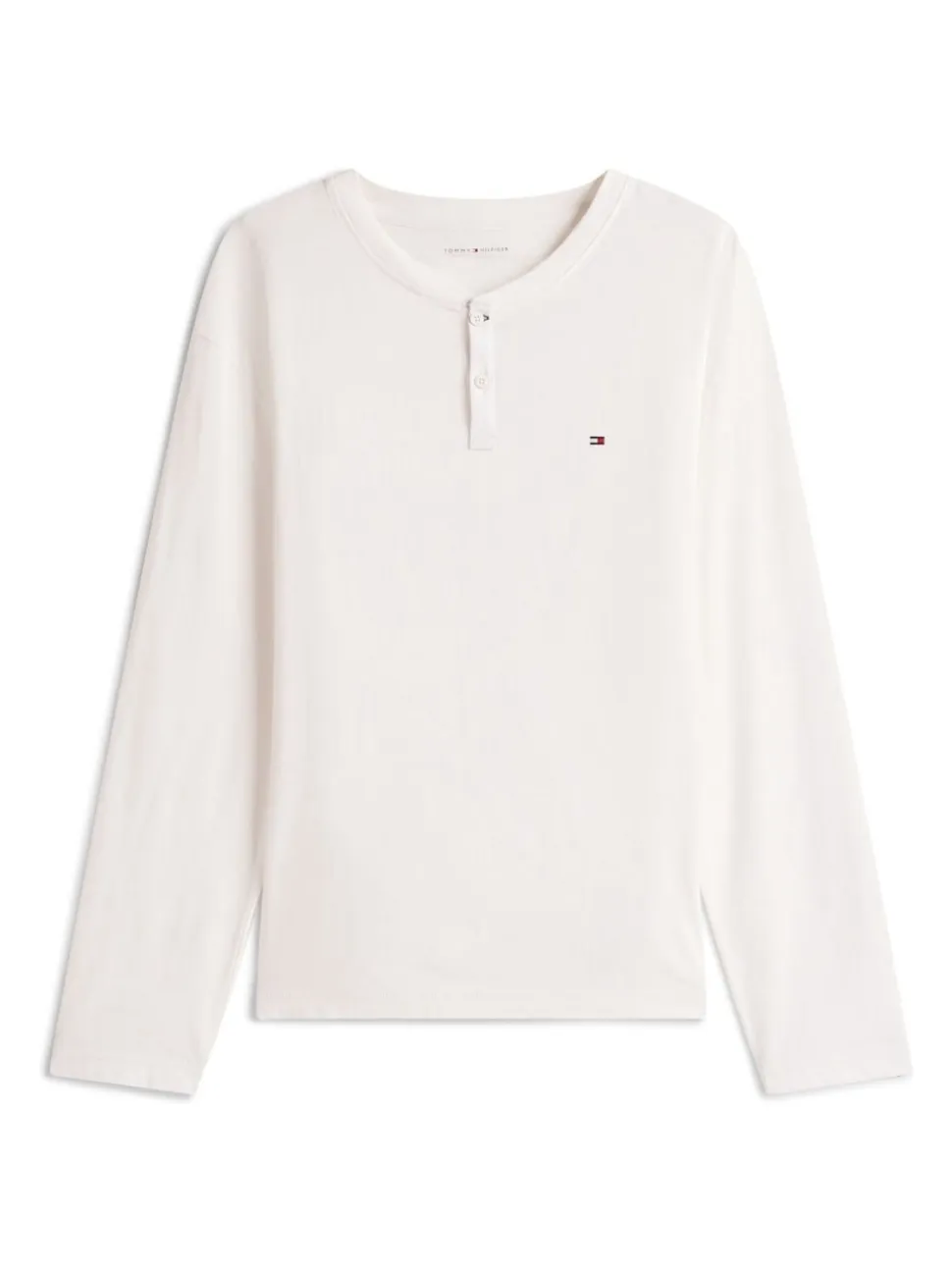 Tommy Hilfiger White Henley Woven Pyjamas Set Gift Box