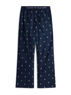 Tommy Hilfiger White Henley Woven Pyjamas Set Gift Box