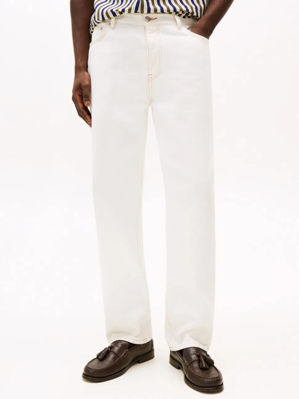 Tommy Hilfiger White Relaxed Jeans