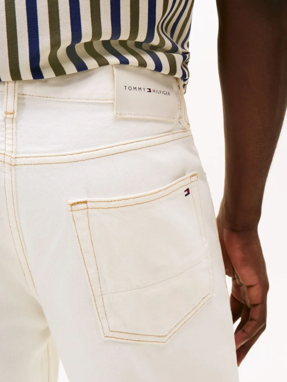 Tommy Hilfiger White Relaxed Jeans