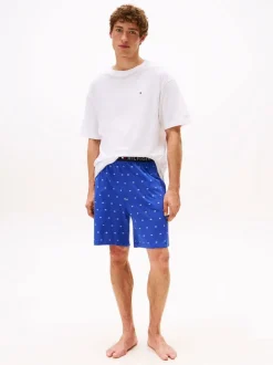 Tommy Hilfiger White T-Shirt And Shorts Pyjamas Set