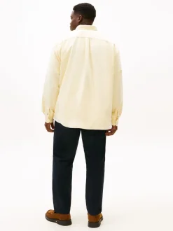 Tommy Hilfiger Yellow Plus Regular Fit Oxford Shirt
