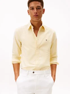 Tommy Hilfiger Yellow Regular Fit Oxford Shirt