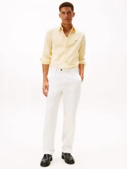 Tommy Hilfiger Yellow Regular Fit Oxford Shirt