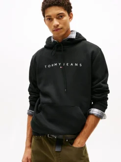 Tommy Jeans Black Logo Hoodies
