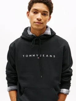 Tommy Jeans Black Logo Hoodies
