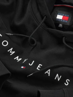 Tommy Jeans Black Logo Hoodies