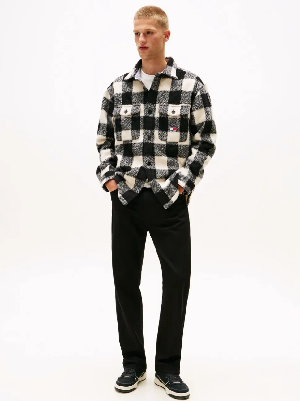 Tommy Jeans Black Otis Overdyed Black Straight Leg Jeans