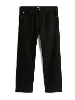 Tommy Jeans Black Otis Overdyed Black Straight Leg Jeans