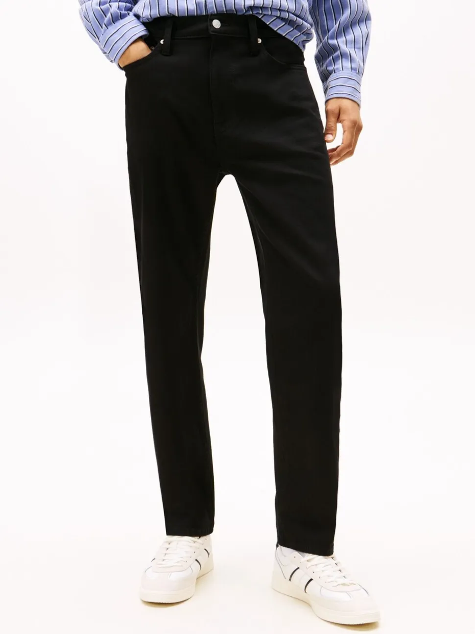 Tommy Jeans Black Sonny Regular Tapered Leg Black Jeans