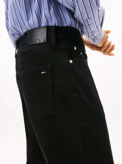 Tommy Jeans Black Sonny Regular Tapered Leg Black Jeans