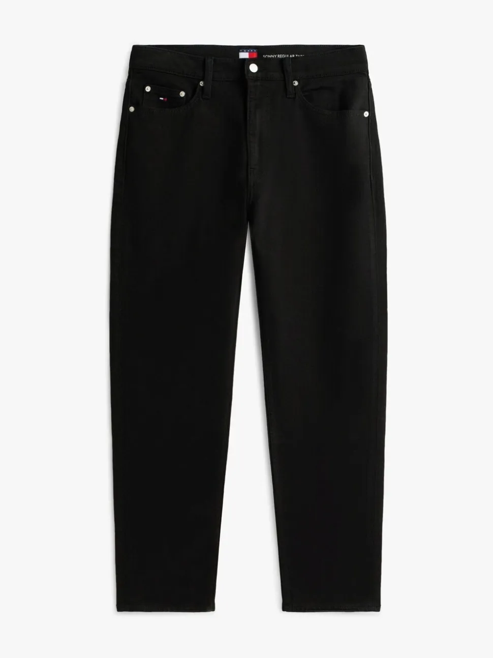 Tommy Jeans Black Sonny Regular Tapered Leg Black Jeans