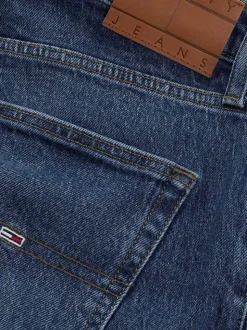 Tommy Jeans Blue Dark Otis Mid Rise Straight Jeans