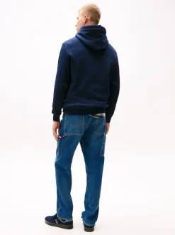 Tommy Jeans Blue Essential Flag Hoodies