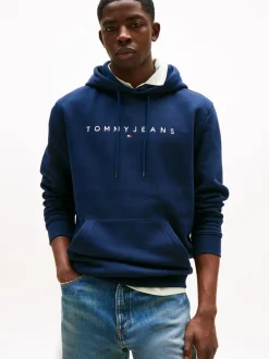 Tommy Jeans Blue Logo Hoodies
