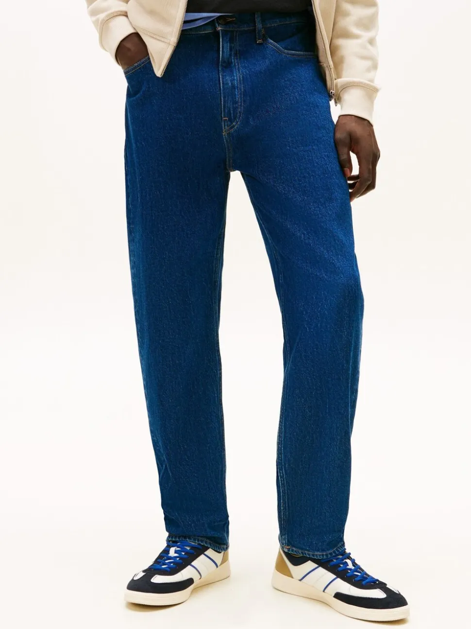 Tommy Jeans Blue Sonny Faded Regular Tapered Leg Jeans