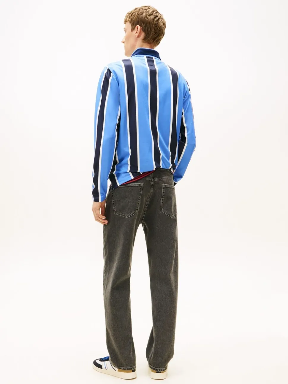 Tommy Jeans Grey Otis Faded Regular Straight Leg Jeans