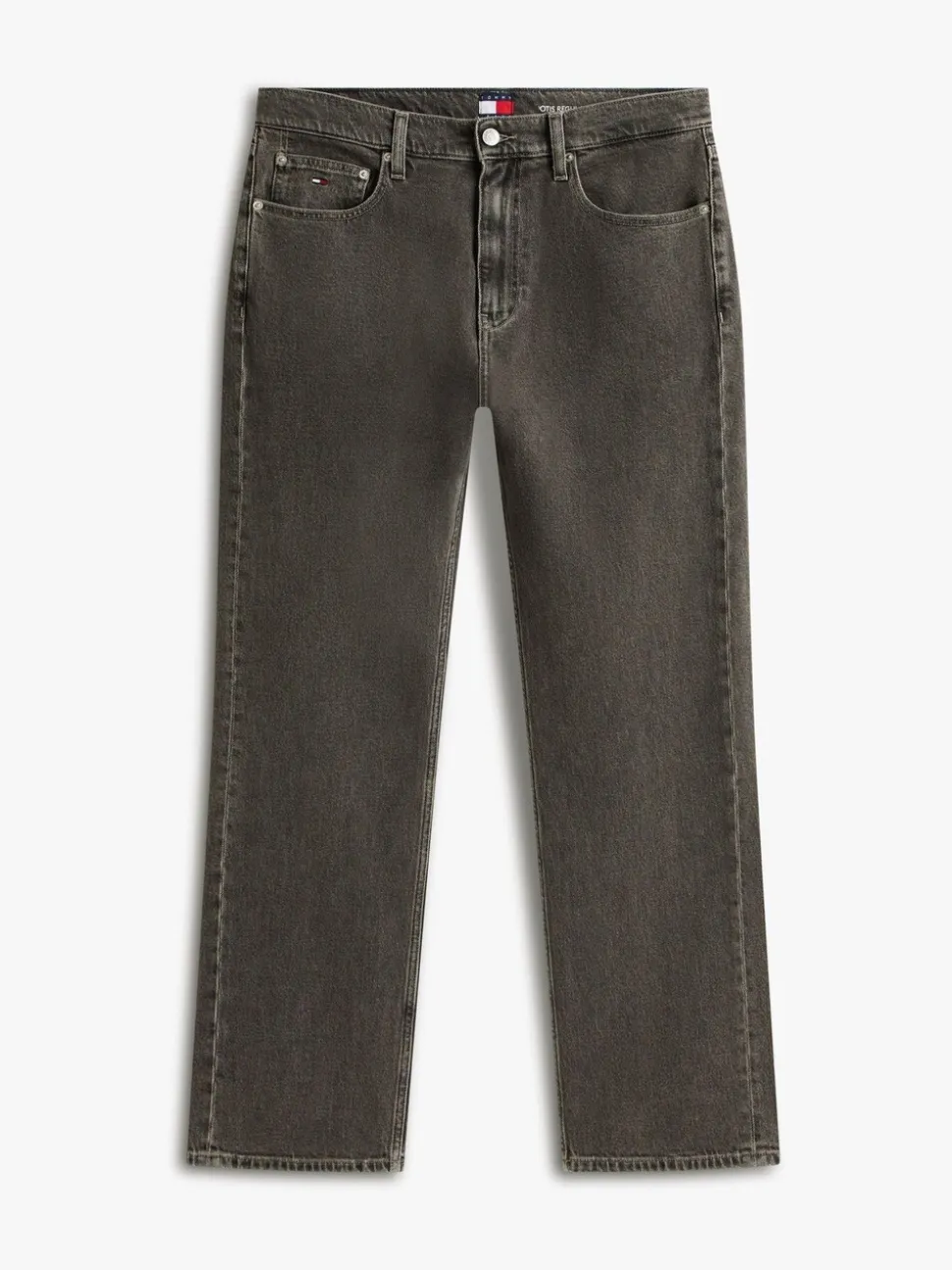 Tommy Jeans Grey Otis Faded Regular Straight Leg Jeans