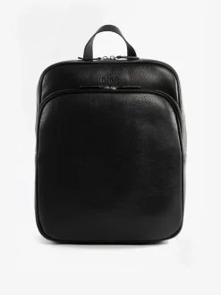 Totes Black Genuine Leather Backpack