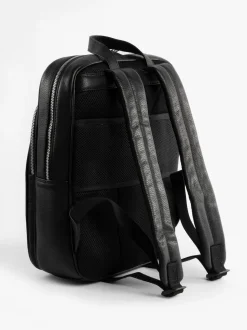 Totes Black Genuine Leather Backpack