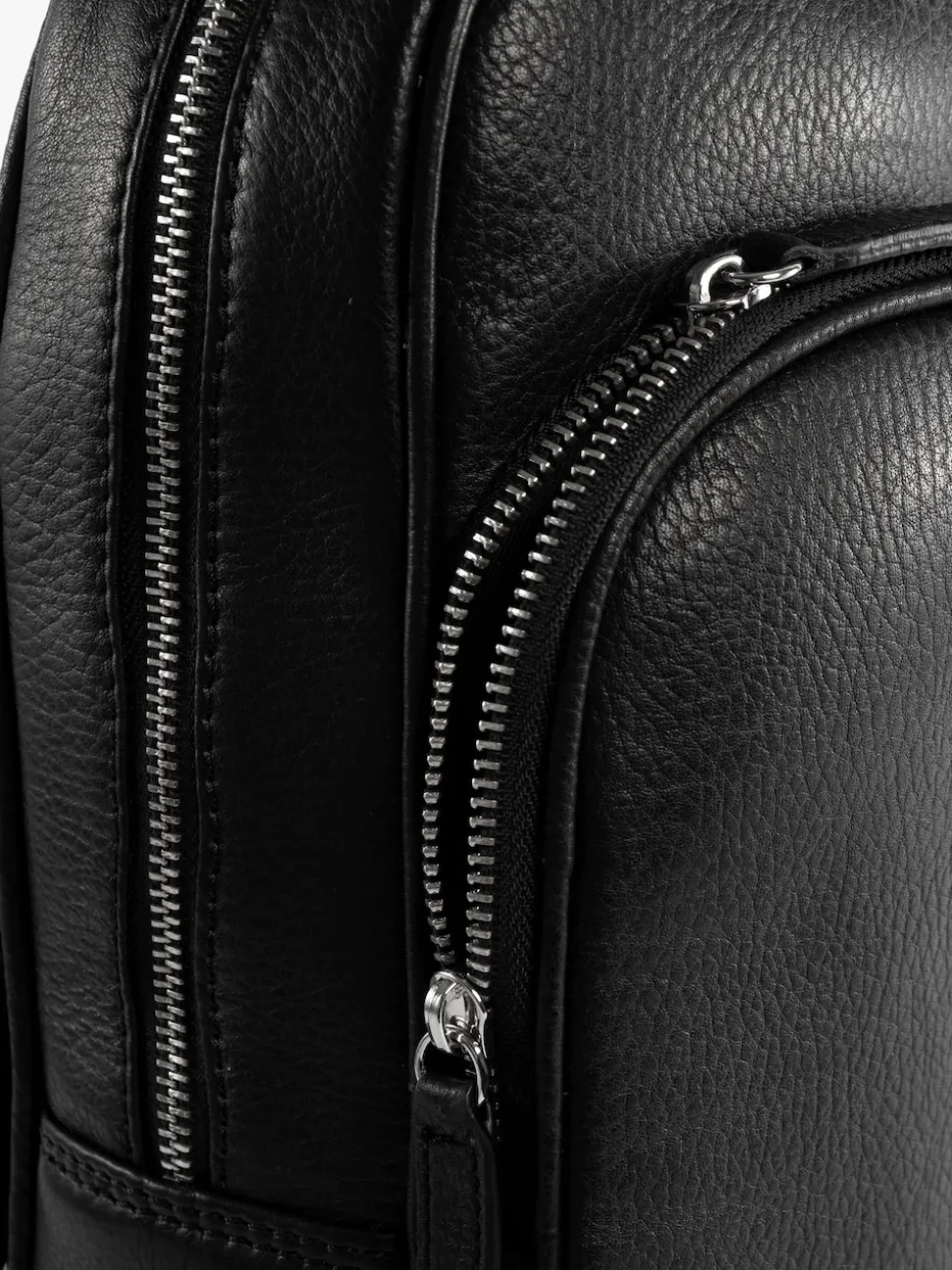 Totes Black Genuine Leather Backpack