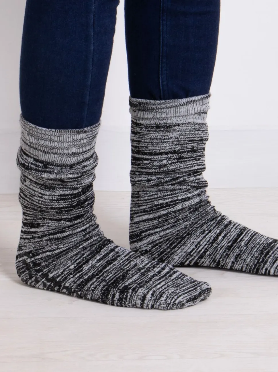 Totes Black Mens Bundle Thermal Brushed Socks 2 Pack