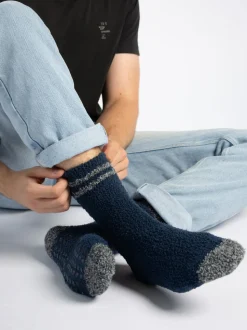 Totes Blue Toasties Mens Super Soft Cosy Socks Pack