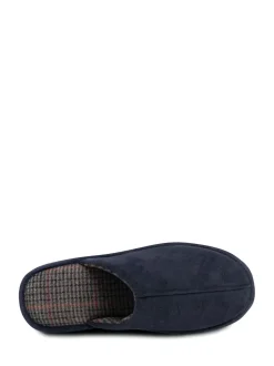 Totes Blue Toasties Mens Centre Seam Mules